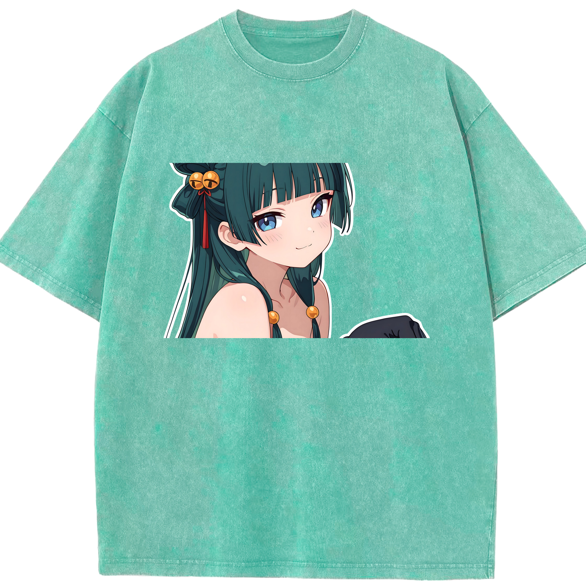 （画像用） 薬屋のひとりごと The Apothecary Diaries 綿100% ヴィンテージ風 半袖Tシャツ（フロントプリント）